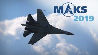 MAKS 2019 ️ Su-35, Russian Falcons Scare Gravity! - HD 60fps