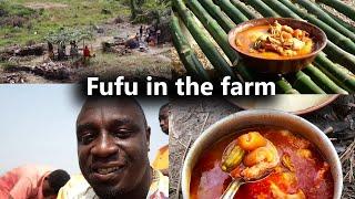 Fufu In the Farm | African Traditional Cooking Recipe