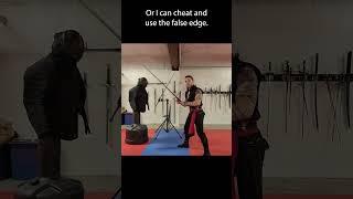 Two Handed Swords Mechanics! False Edge Parries! #sword #shorts