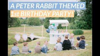 The Cutest Peter Rabbit themed Birthday Party!