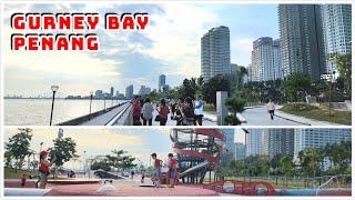 Explore Gurney Bay - Penang New Attraction:Scenic Views Waterfront Walk;Skate park,Big slide,Seaview