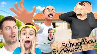 НОВЫЙ ПОБЕГ СКУЛБОЯ! ДРУГОЙ БАТЯ ЗАПЕР МЕНЯ В КОМНАТЕ В SCHOOLBOY RUNAWAY