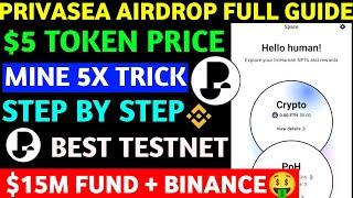 Privasea Airdrop Full Guide | Privasea New Update | Best Testnet Airdrop 2025 | New Testnet Airdrop