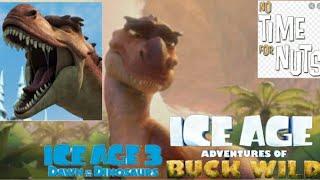 Ice age franchise-(2006-2022)momma t-rex screen-time