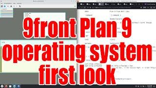 9front Plan9 operating system first look tutorial - November 2024 - 7a03ded2