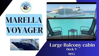 LARGE BALCONY CABIN ON MARELLA VOYAGER. #large #balcony #cabin #marellavoyager