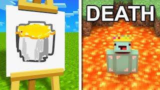 Minecraft But, You Draw How You DIE