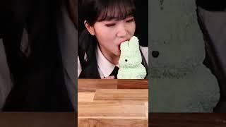 반전식감누데이크 뉴진스 케이크 전메뉴 먹방 #누데이크 #뉴진스 #mukbang #asmr #디저트먹방 #먹방 #dessert #디저트