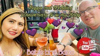 Celebrating our 2nd Wedding Anniversary //Bebie bhe Baco