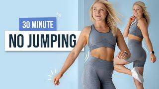 30 MIN NO JUMPING Cardio & Strength Workout - No Repeat, Low Impact