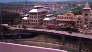 World's Largest S-Scale Model Diorama With Working Trains & Street Cars!