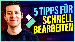 Top 5 VIDEOSCHNITT Tipps für Anfänger | Einfach und Schnell