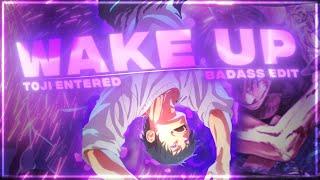 Jujutsu Kaisen - "Toji Fushiguro" Wake up || Badass edit || Diwali Special || #molobreact1