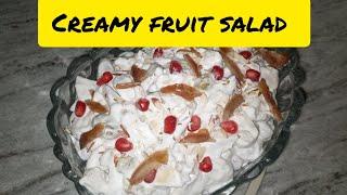 Creamy fruit salad recipe|Restaurant style fruit salad recipe|Special fruit salad@Mazahtastehub5191