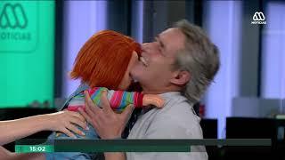 El divertido "ataque" de Chucky a José Luis Repenning en Meganoticias Actualiza