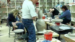 Kevin Crowe Gave Workshop at The Little Pottery Shop