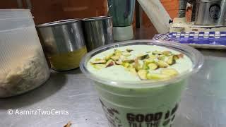 Agha Juice Pista Icecream Shake Hussainabad Food Street - Karachi Street Food - Pakistan Street Food