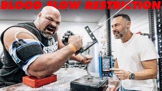 BIOHACKING ARM WRESTLING | BLOOD FLOW RESTRICTION