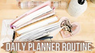 My Current Planner Routine | My Daily Planner Routine