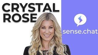 Crystal Rose (CEO) Sense Chat - Blockchain Powered Video and Messaging App