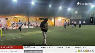 Live Cricket Match | GURU WARRIORS vs R B BLASTERS | 07-Jan-23 08:43 PM | R C A  CRICKET TOURNAMENT