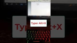 Ms word symbol tricks  #msword #shorts