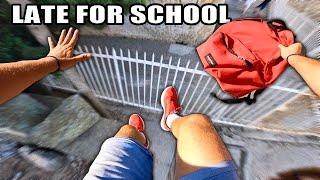 LATE FOR SCHOOL (Extreme Parkour POV)