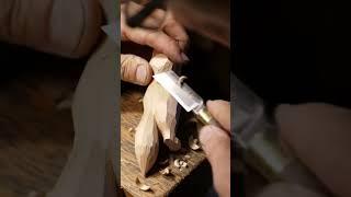 Watch This Block of Wood Magically Turn Into a Fox!
