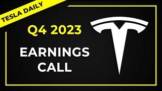 Live: Tesla Q4 Earnings Call 2023 (TSLA)