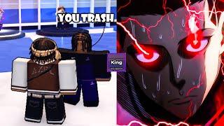 Trollling Toxic Tash Talker With Barou Style... (Roblox Blue Lock Rivals)