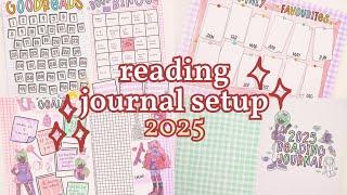 2025 Reading Journal Setup  Journal With Me