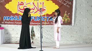 On make up ( Arfin and Shakira ) | Faiz Ul Uloom Dhannipur Annual Function  2024