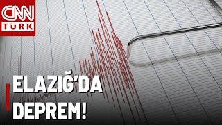 SON DAKİKA  Elazığ'da 5.0 Büyüklüğünde Deprem!