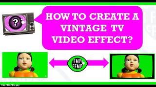 How to create a vintage TV screen video effect | Television cathodic tube VFX #ffmpeg #TheFFMPEGGuy
