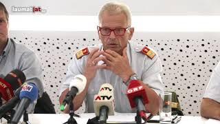 Pressekonferenz nach Tragödie bei Zeltfest in St. Johann am Walde