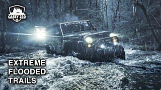 Too Deep? DANGEROUS Off-Road Adventure After Storm | Jeep Wrangler Extreme Off-Road