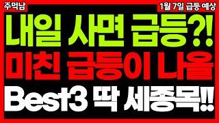 내일 이 3가지 종목 매수 기회 노려보세요. 곧 미친듯이 오를 수 밖에 없습니다. CES2025 로봇관련주 재건관련주 유리기판 관련주 급등주 주식추천 종목추천 1월 7일 급등 예상