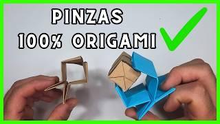 ⩥ Origami de ACCIÓN | PINZA de PAPEL