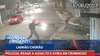 Ladrão liga chorando para comparsa após ser baleado: “Me ajuda, fiote” | Brasil Urgente