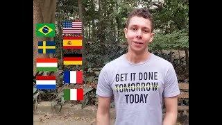 BRAZILIAN POLYGLOT SPEAKS 9 LANGUAGES (WITH SUBTITLES IN PORTUGUESE)