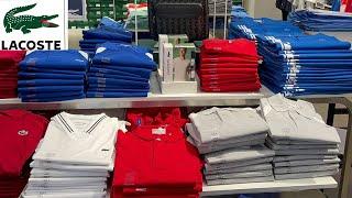 LACOSTE OUTLET STORE~t Shirt on Sale and Shoes Store Walkthrough