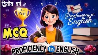 MCQ 2nd year Proficiency in English MP DELED 2025/MCQ Proficiency in English MPDELED 2025 MCQ