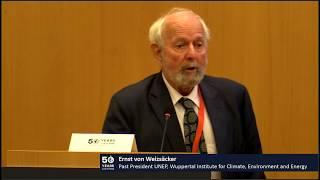 Ernst U. von Weizsäcker - Values for the Anthropocene (50 Years Club of Rome)