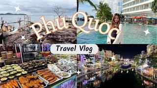 [Vlog] 4D3N 越南富国岛 Phu Quoc  ️ | Night Market, Seafood, Theme Park, Longest Cable Car 富国岛必去之旅