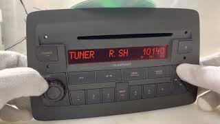 Code off no cancheck Fiat Panda 169 CD Autoradio Radio 7646314316 7 646 314 316