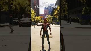 Marvel's Spider-Man 2 PC Low vs Ultra Settings - RX 7600