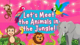 Let's Meet the Animals in Jungle  | Kids Learning Video | story | Little Genius Hub |Animals videos