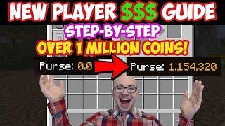 How to Make Money FAST for Beginners - Hypixel Skyblock (New Player Guide)