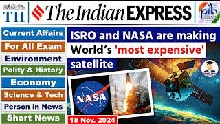 18 November 2024 | Indian Express Analysis | Current Affairs Today | The Hindu News Analysis | PIB