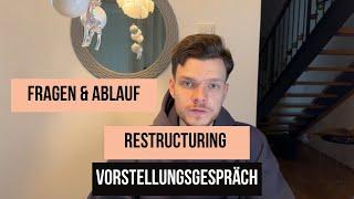 Bewerbungsgespräch Restructuring / Turnaround | Fragen & Ablauf